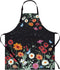 ASPMIZ Floral Apron for Adults, Waterproof Women Apron with 2 Pockets, Flower Cooking Aprons with Adjustable Neck Strap, Kitchen Apron for Washing...
