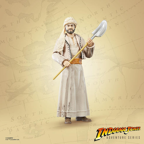 Indiana Jones and The Raiders of The Lost Ark Adventure Series Sallah Toy, 6-inch Action Figures, Kids Ages 4 and Up...