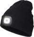 Rechargeable LED Beanie Headlamp Cap with 4 Lights for Men and Women...