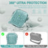 for AirPods Case 1st/2nd Generation Case Cover with Lock, Flower Engraved Case for AirPods 2nd/1st, Full-Body Protective Cover for AirPod Case Cov...