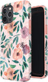 Speck Products Presidio Edition iPhone 12 Pro Max Case, White/Rosy Pink/Watercolor Roses...