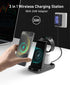 Wireless Charger for Samsung Phones Watch Earbuds(Not for Z Flip & A Serie-Phone), SWIO 3 in 1 Charging Station for Samsung Watch 6/5/4/3, S24 S23...
