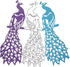Peacock Metal Cutting Dies for Card Making, Animal Die Cuts Stencil Embossing Tool for DIY Scrapbooking, Craft Paper, Album Decorations...