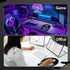 Ergonomic Mouse Pad with Wrist Rest Support, Gothic Skull Skeleton Black Small Mousepad with Non-Slip Pain Relief Rubber Base, Cute Gaming Mouse P...