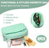 Eslcorri Small Makeup Bag Set of 2, Travel Cosmetic Bag Toiletry Purse for Women, Cute Zipper Pouch Skincare Storage Make Up Organizer Roomy Penci...