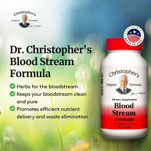 Dr. Christopher's Blood Stream Formula - Supplement for Blood Circulation and Vein Elasticity...