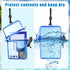 Outus 3 Pieces Waterproof Case ID Card Holder with Floating Sports Case Locker with Hanging Ring and Rope (Rose Blue Black,4.72 x 2.95 x 1.57 Inch...