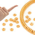 Gold Spacer Beads, 100pcs 6mm Real 18K Gold Plated Disc Spacer Beads for Jewelry Making, Gold Plated Solid Brass Beads for DIY Bracelet Necklace E...