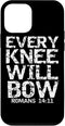 iPhone 12 mini Christian Lordship Quote Jesus is Lord Every Knee Will Bow Case...