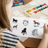 65 Pieces Horse Stencils for Painting on Wood, Horse Head Template Reusable Horse Drawing Animal Painting Stencil for DIY Crafts Scrapbooks Wood H...