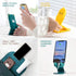 Cute Cell Phone Stand Foldable Adjustable Animal Phone Holder for Desk Silicone Protection Compatible with iPhone 16 15 14 13 12 Pro Max iPad Tabl...
