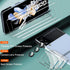 IMBZBK 9 in 1 for Samsung Galaxy Z Flip 4 5G Screen Protector, 3 Pack Inner Screen Flexible Film + 3 Pack Tempered Glass Back Screen Protector + 3...