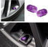 Zicine 8 PCS Car Tire Valve Stem Caps, Aluminum Alloy Wheel Valve Covers with Rubber O-Ring, Corrosion Resistant Leak-Proof Tire Air Cap Set, Univ...