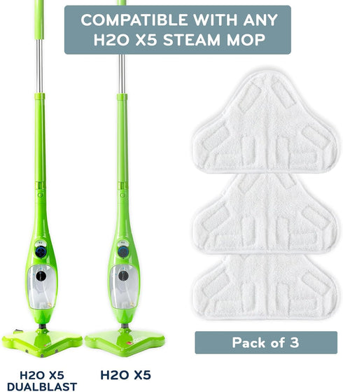 H2O MOP® X5 Accessories (H2O X5-3pk Cloth Set)...