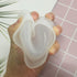 Szecl 2Ps 3D Heart Silicone Molds for Epoxy Resin Small Mirror Heart Shape Smooth and Full Crafts Crystal Resin Molds Handmade Love DIY Jewelry Ma...