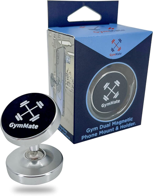Dual Magnetic Phone Mount & Holder. Attaches magnetically to Metal Surface. Shoot Hands-Free Videos While Working Out. Strong Joints and Magnets. ...