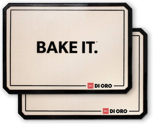 DI ORO Silicone Mats for Baking - Baking Mats Silicone for Baking Sheets - 480°F Heat-Resistant Nonstick Silicone Cooking Mats & Oven Liners - 16 ...