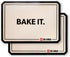 DI ORO Silicone Mats for Baking - Baking Mats Silicone for Baking Sheets - 480°F Heat-Resistant Nonstick Silicone Cooking Mats & Oven Liners - 16 ...