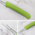 Messermeister Bird's Beak Parer with Matching Sheath, 2.5 Inch, Green...