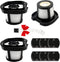 3 Pack Handheld Vacuum Filter for Bissell Pet Hair Eraser Lithium Ion Hand Vacuum filter Replacement 2390 2390A 2389 2579 2284W Replaces 1614203 1...