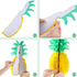Blulu 6 Pieces 14 Inch Pineapple Honeycomb Centerpieces Tissue Paper Pineapple Table Hanging Decorations for Tropical Luau Hawaiian Jungle Party S...