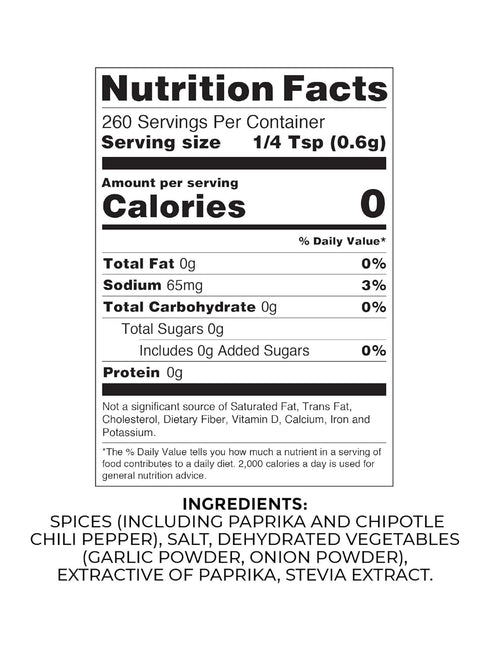 Rib Rack Chipotle Sugar Free Seasoning, 5 oz...
