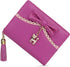 Uromee Girls Wallet Small Card Holder Women Purse Bifold Vegan Leather Zipper Coin Pocket Cute Cat Pendant Tassel...