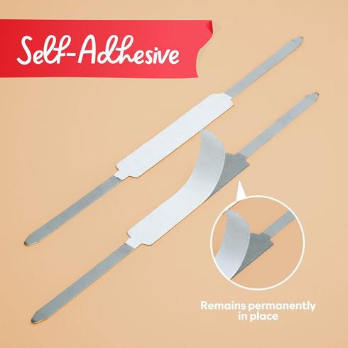 XFasten Self Adhesive Fasteners 2 Inch Capacity (100-Pack) Strong Adhesion Premium File Prong Fasteners 2 Inch for Folders | Durable Prong Fastene...