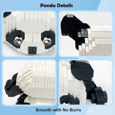Panda Mini Building Block Set, Micro Animal Building Bricks for Adults, Miniature Animal Block Sets Gifts for Friends (1325 pcs)...
