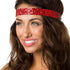 Hipsy Women's Adjustable NO SLIP Bling Glitter Headband Mixed Pack (Red 3pk)...