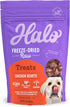 Halo Raw Freeze Dried Dog Treats, Chicken Hearts Recipe, Dog Treats Pouch, All Life Stages, 2-OZ Pouch...