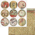 Stamperia International KFT Paper Sheets - Oriental Garden, 30.5 x 30.5 (12" x 12"), Multicoloured...