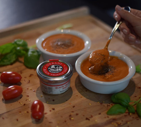 Urbani Truffles Black Truffle Salt 3.5 Oz - Truffle Seasoning Made with Guérande Sea Salt and Infused with Real Truffles, Gourmet Seasoning for Co...