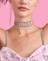 xo, Fetti Rhinestone Bride Choker Necklace, 10.5" | Bride To Be Jewelry, Choker Necklace Accessory, Bridesmaid Gift, Bridal Shower Decorations, We...