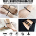 HOZEAL Triple Protection Bracelet, Black Obsidian Tiger Eye Stone Hematite Wealth Bracelets for Men Women for Bring Luck and Prosperity, Beaded Bu...