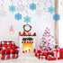 Snowflake Swirls Decoration Party Snowflake Christmas Hanging Swirls Winter Party Ceiling Decorations Blue White Silver Snowflake Garland for New ...