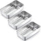 TeamFar Loaf Pan Set of 3, 9 x 5 Inch Bread Loaf Meatloaf Pan Stainless Steel for Baking Bread Cake Toast Brownies, Healthy & Sturdy, Oven & Dishw...