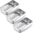 TeamFar Loaf Pan Set of 3, 9 x 5 Inch Bread Loaf Meatloaf Pan Stainless Steel for Baking Bread Cake Toast Brownies, Healthy & Sturdy, Oven & Dishw...