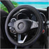 Car Steering Wheel Cover, Leather Auto Steering Wheel Protector, Anti-Slip Car Interior Protection Accessories for Men and Women, 15 inch Universa...