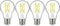 Satco S12437 A19 LED 4-Bulb Value Pack, 75W Replacement, 3000K, Clear...