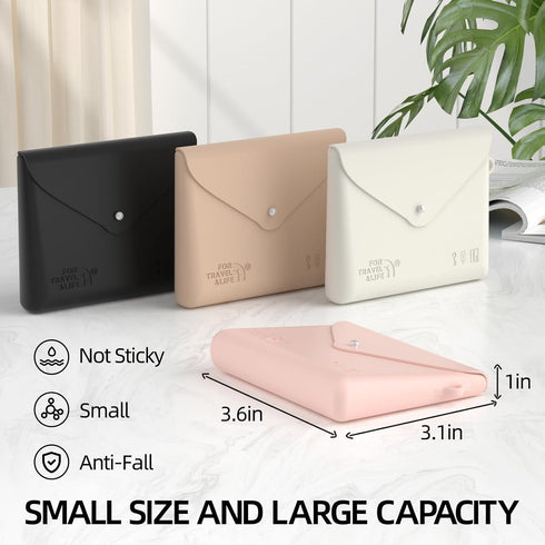 Silicone Headphone Organizer and Silicone Cable Ties, Data Cable Storage Case, Mini Storage Bag/Key Box/Coin Pouch/Small Makeup Bag, Organizer Bag...