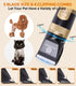 Dog Clippers for Grooming, 4-Speed & LCD, Low Noise Electric Dog Trimmer for Grooming, Cordless Rechargeable Dog Hair Clippers, Super Quiet for Do...