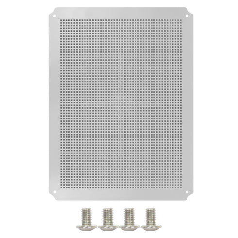 LeMotech Mounting Plate for Junction Box, ABS Plastic Internal Panel w/Screws for Installation on Electrical Box with Latches 15.75"x11.81"...