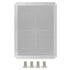 LeMotech Mounting Plate for Junction Box, ABS Plastic Internal Panel w/Screws for Installation on Electrical Box with Latches 15.75"x11.81"...