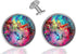Custom Classic Jewelry Tuxedo Shirt Sliver Cufflinks Men's Unique Business Wedding Gifts (Nebula Galaxy Cool)...