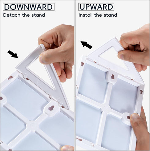 Small Whiteboard with Stand 11.8 x 8.3 Inches, Small Dry Erase White Board Standable, Mini Dry Erase Whiteboard Easel for Desk with Markers...