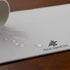 (68 Color/Size Options Gaming Mouse Pad (Small: 8x10), White Pad with Light Blue Stitching. Best Premium Waterproof Non RGB Computer Gaming XL Des...