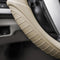 FH Group Universal Fit Silicone with Grip and Pattern Massaging Grip Steering Wheel Cover Fits Most Cars, SUVs, Trucks, and Vans Beige...