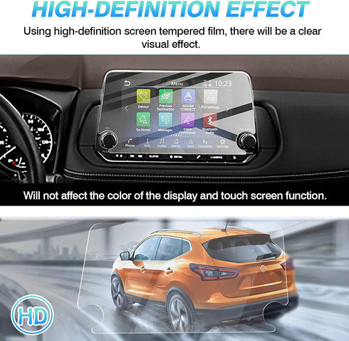 Autorder Screen Protector for 2021 2022 2023 2024 2025 Nissan Rogue S SV Accessories 8-inch Tempered Glass Film Touchscreen Protector Foil (NOT fo...