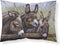 Caroline's Treasures BDBA0235PILLOWCASE Donkeys by Daphne Baxter Fabric Standard Pillowcase Lightweight Super Soft Easy Care Decorative Artwork Pi...